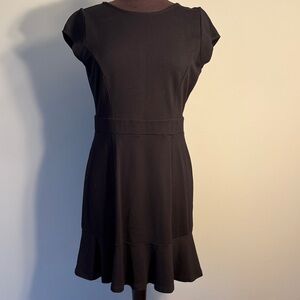 LOFT Chic Black Mini Dress